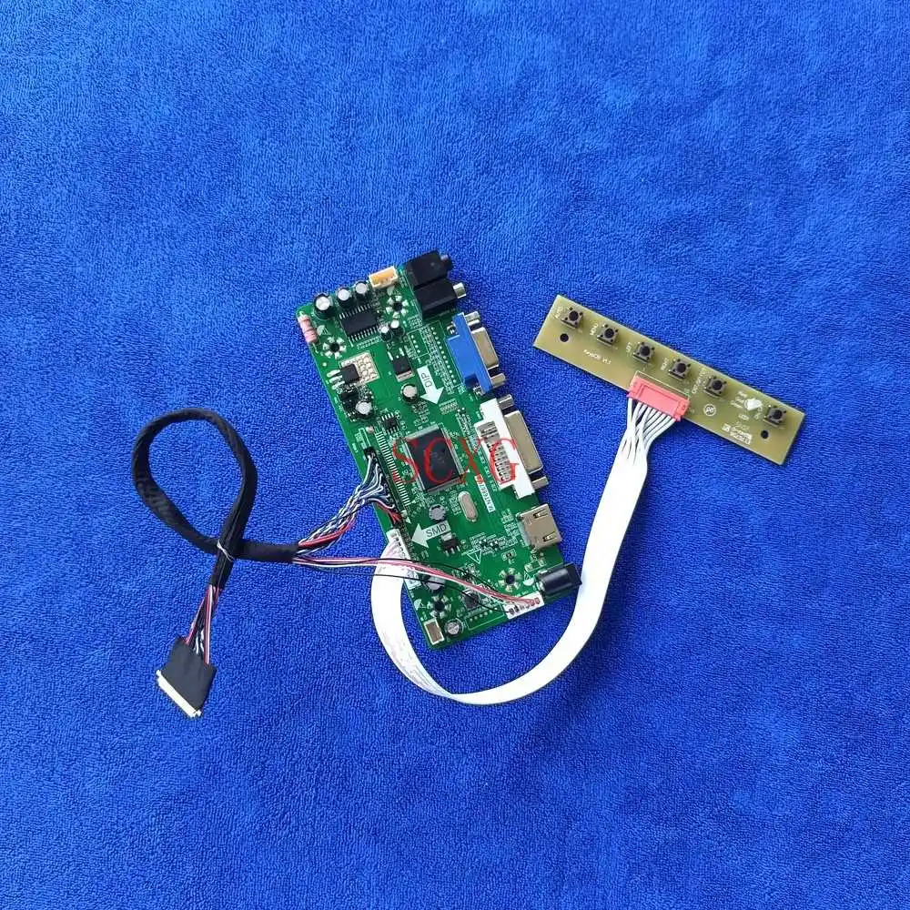 

LCD matrix drive controller board VGA DVI HDMI-compatible DIY Kit WLED 60Hz M.NT68676 For HSD089IFW1/N089L6 40-Pin LVDS 1024*600