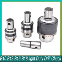 1set b16 b12 b10 mini electric drill chuck 1pcs key inner hole 5mm 6mm 7mm 8mm 9 10 11 12 14mm inner hole diy rotary tools