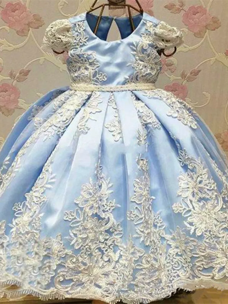 

Flower Girl Dress Children'S Skirt Girls Birthday Party Wedding Children'S Party Clothes Important Occasion Costumes