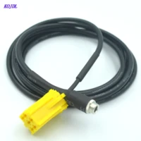 car radio aux cable female jack adapter mp3 3 5mm auto aux audio input to iso 6pin connector for fiat grande punto player line