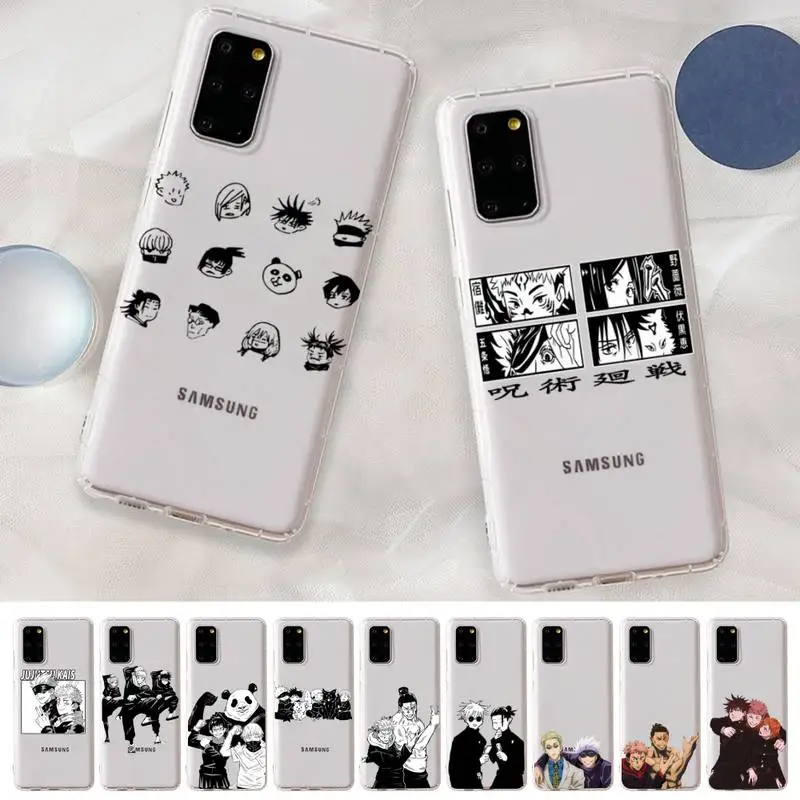 

TOPLBPCS Anime Jujutsu Kaisen Phone Case For Samsung A 10 20 30 50s 70 51 52 71 4g 12 31 21 31 S 20 21 plus Ultra
