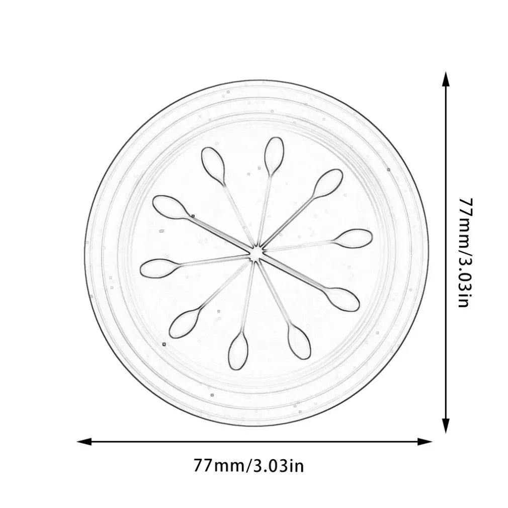 

77*77mm Accessory Leakage-proof Water Stopper Basin Sink Hair Catcher Round Silicone Flat Cover Kitchen Drain Plug Universal