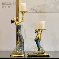european candlestick holder gold form gold wedding home decor table decoration accessories european decor candle holders bg50ch