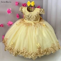girls dresses floral lace cake double baby girl dress 1 year birthday born party wedding vestidos christening ball gown clothes