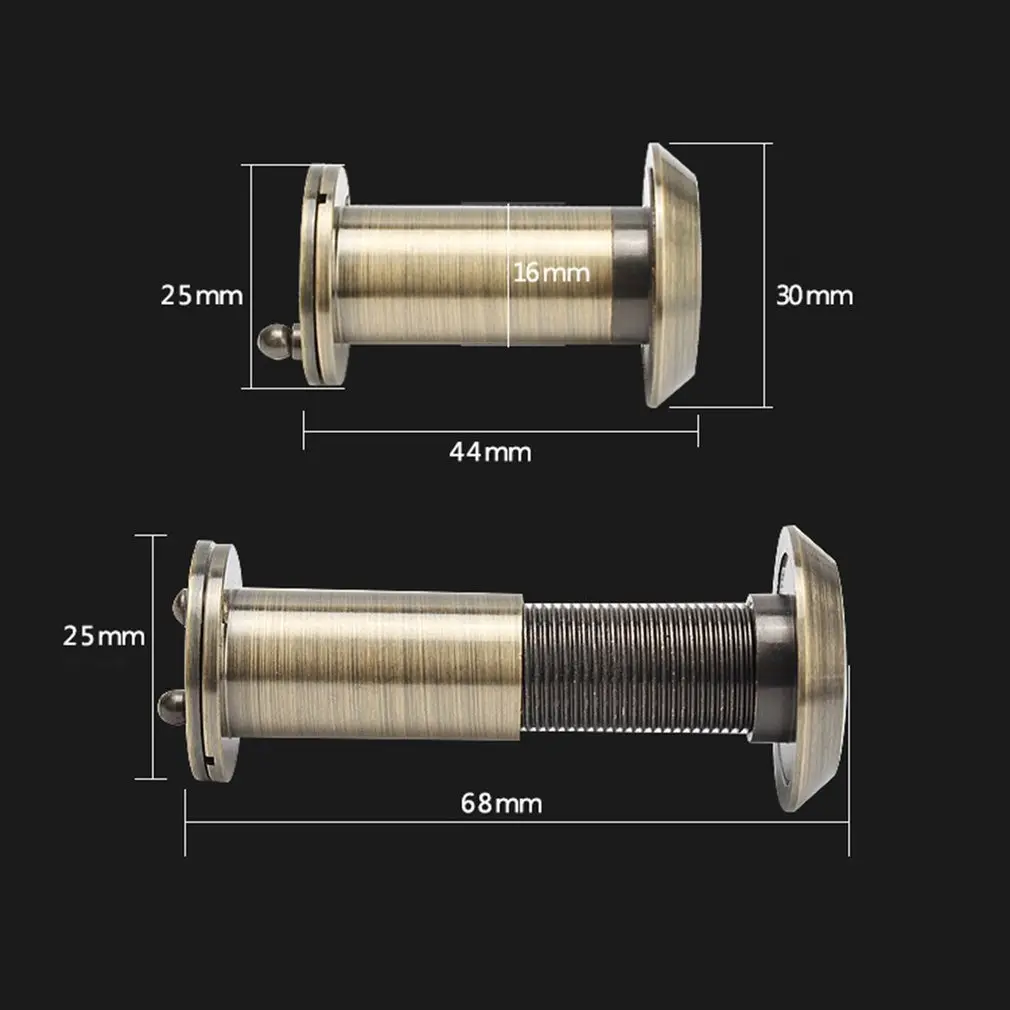 Охранных 200 градусов 35-55 мм Объем двери глазок открытым гляделкой Широкий формат