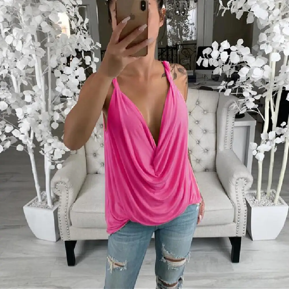 Женская майка с блестками и ремешками Женский Топ сексуальный блестящий топ на