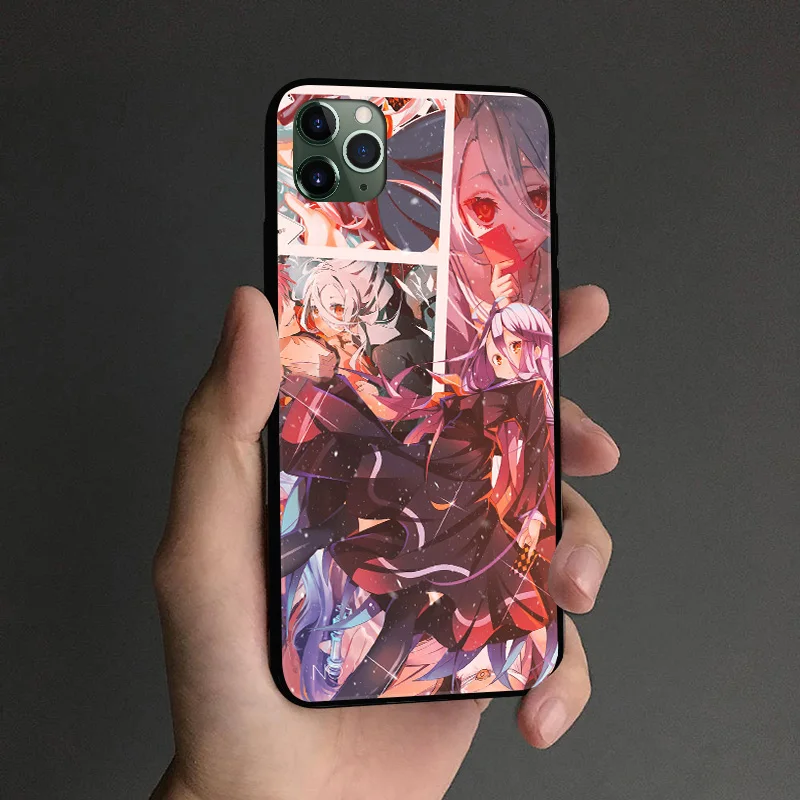 Shiro мягкий силиконовый чехол для телефона с аниме No Game Life iPhone 6 6s 7 8 Plus X XR XS 11 Pro Max |