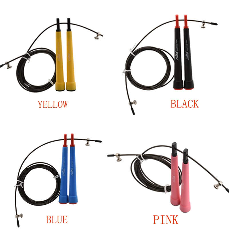 

Скоростная скакалка, регулируемая из нержавеющей стали, без узлов, быстрая, для спортзала, фитнеса, домашних видов спорта, потери веса,