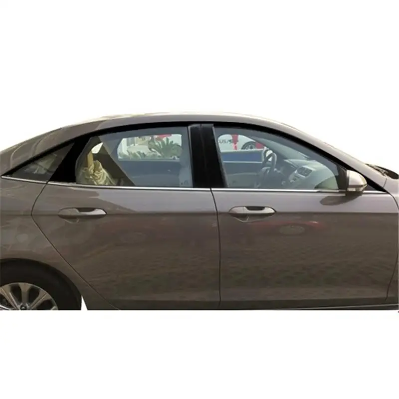 Авто Декоративные автомобильные хромовые оконные створки внешняя наклейка