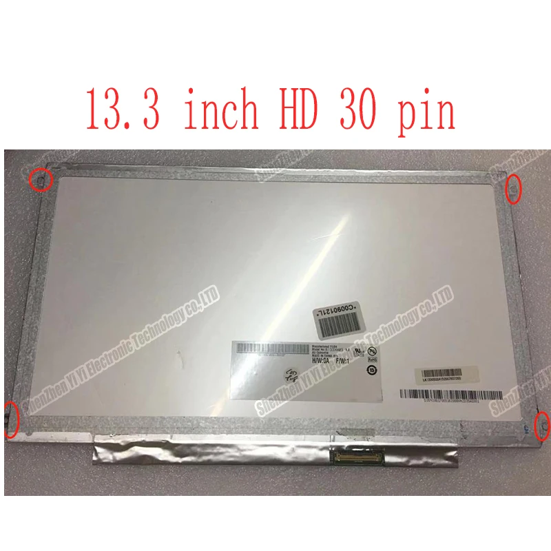 13,3 ''Ноутбук led ЖК экран матрица B133xw01 v.2 B133XW03 LTN133AT18 LT133EE09300 LP133WH2 TLA4 B133XW01 V2 LP133WH2 TLM1