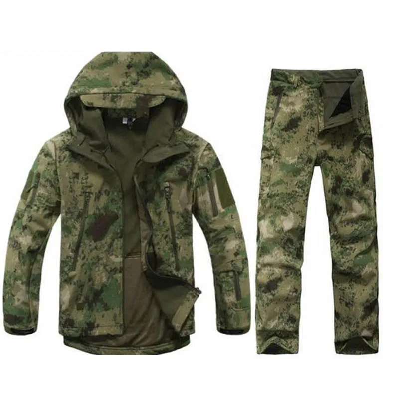 Тактические камуфляжные костюмы TAD из софтшелла уличная армейская спортивная