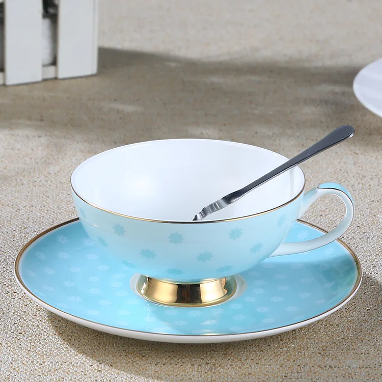 Японская керамическая кофейная чашка и блюдце простая из фарфора современный