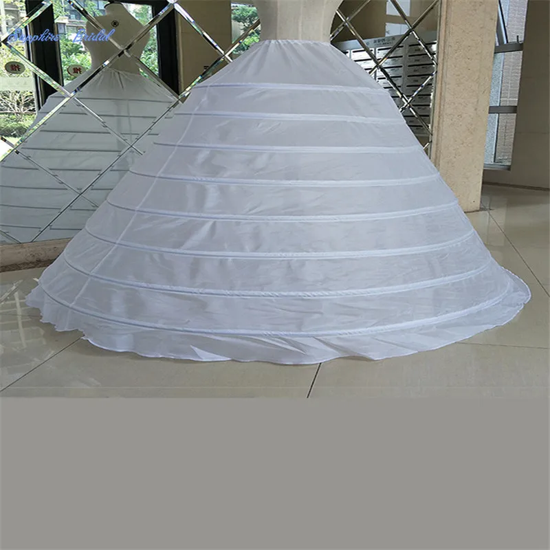 Sapphire Bridal Long Ball Gown Wedding Dress Petticoat White Elastic Waistband 8 Hoops No Yarn Performance | Свадьбы и торжества