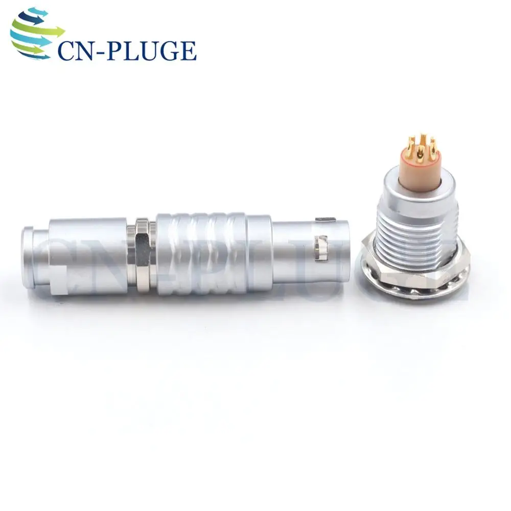 M12 Тип FGG/яйцо 1B 6 Pin разъем двухтактный самоблокирующийся с разъемом папа и