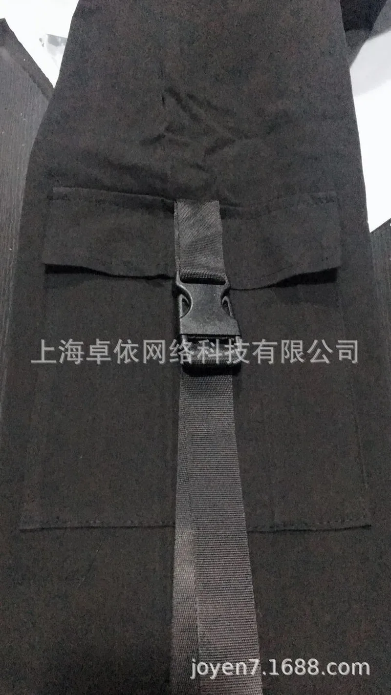 Huzhou осенние брюки карго женские, с высокой талией брюки свободные Ленточные женские брюки с завязками Прямые хлопковые Jogger Mujer