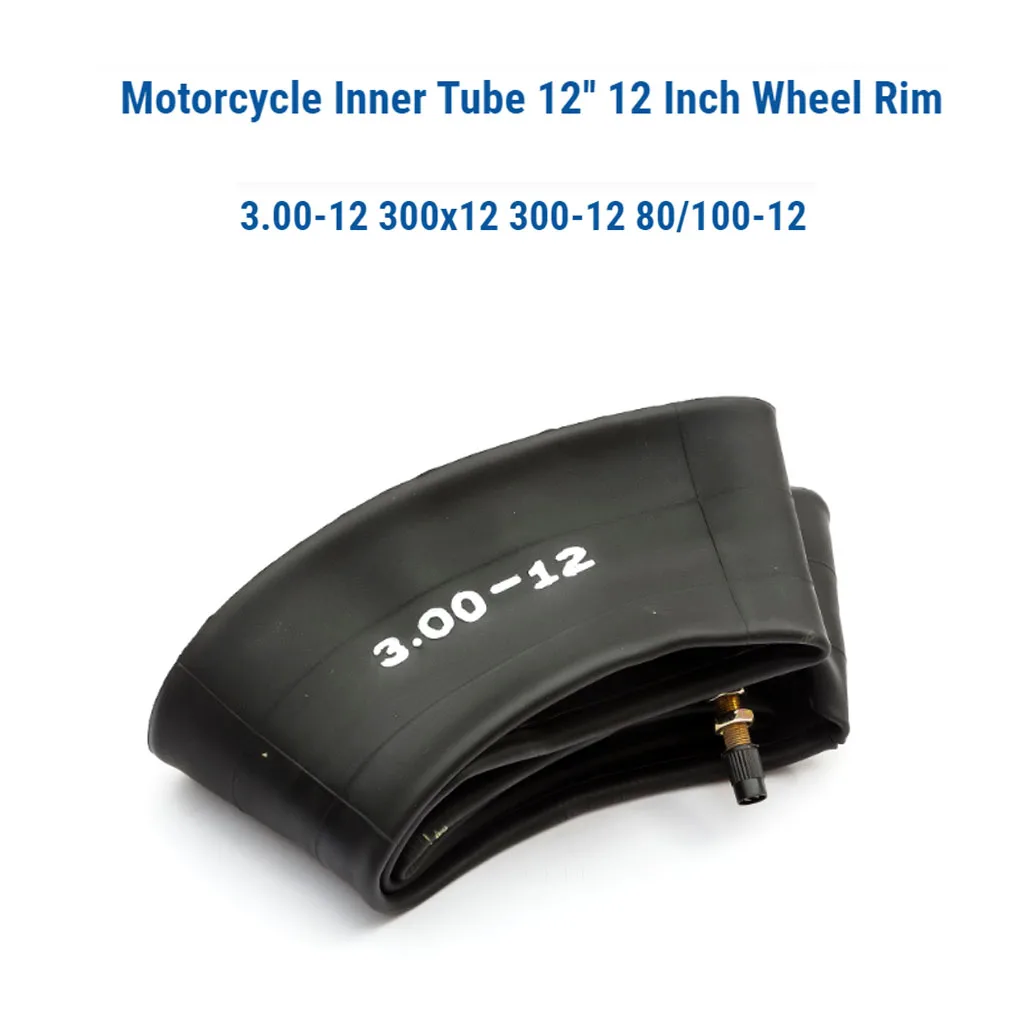 

Heavy Duty Motorcycle Innertube 300x12 300-12 80/100-12 Car 12' Inner Tube