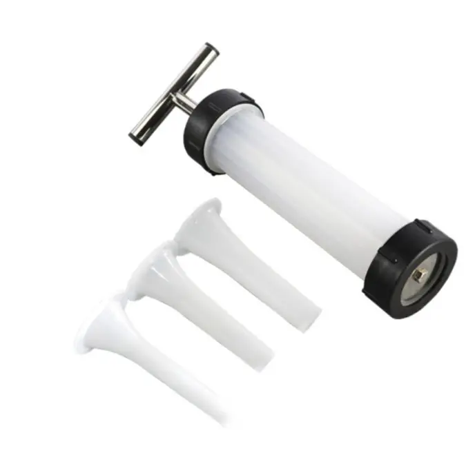 

Manual Push Sausage Maker Sausage Stuffer Tube Meat Filling Tool For Home Food Grade Enema Machine For Household