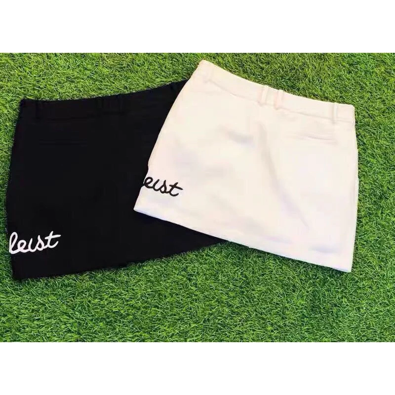 

2021 осенняя одежда для гольфа Женская Корейская облегающая Короткая юбка для отдыха быстросохнущая светильник Кая юбка в стиле