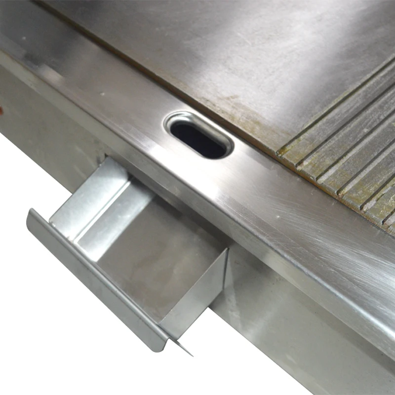 1pc fy 822a stainless steel flat pan electric griddles and grooved electric griddle grooved electric fried pans free global shipping