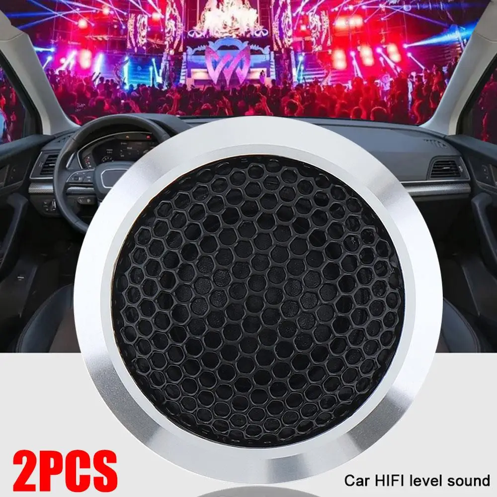 

2PCS 150W Car Audio Loudspeaker 2020 Auto Tweeter NEW Refit Speaker Silk Film