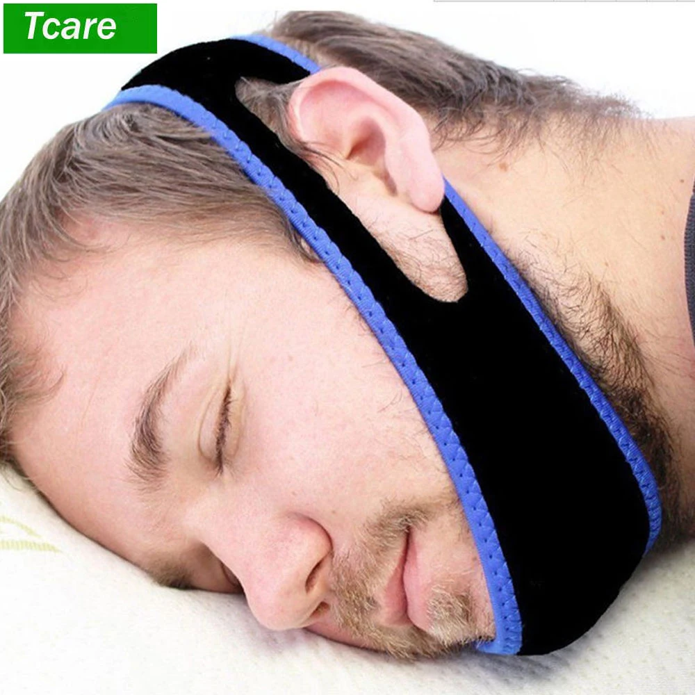 1 шт храп ремешок для подбородка Регулируемый anti Snore ремешок для подбородка Поддержка решения Стоп храпа-стихийных бедствий и мгновенное облегчение храпа челюсти ремень
