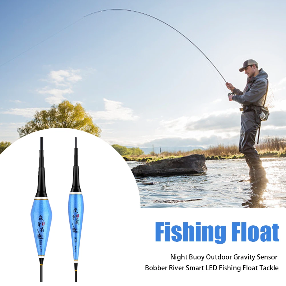 Умный светодиодный поплавок для реки ночная электрическая снасть с