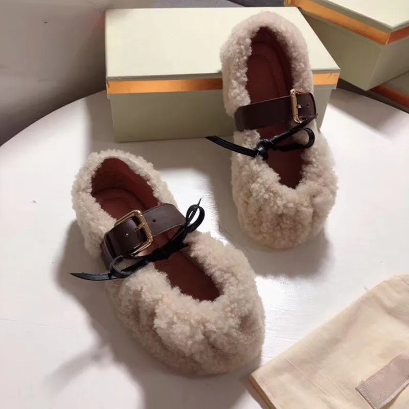 Zapatos mujer; обувь на плоской подошве; женские лоферы; Женская шерстяная обувь на платформе; Балетки с круглым носком; scarpe donna; слипоны; Buty Damskie; балетки на плоской подошве