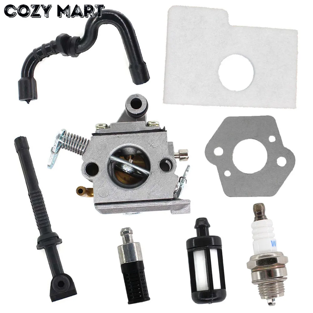 Воздушный и топливный фильтр для карбюратора шланг трубки бензопилы Stihl MS170 MS180