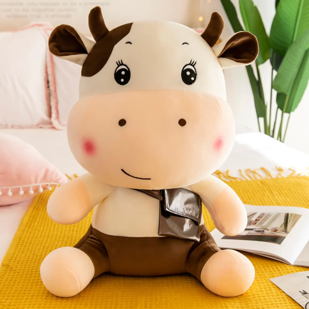 

Plush Ox Doll Lovely Animal Doll Stuffed Animal Plush Festival Gifts