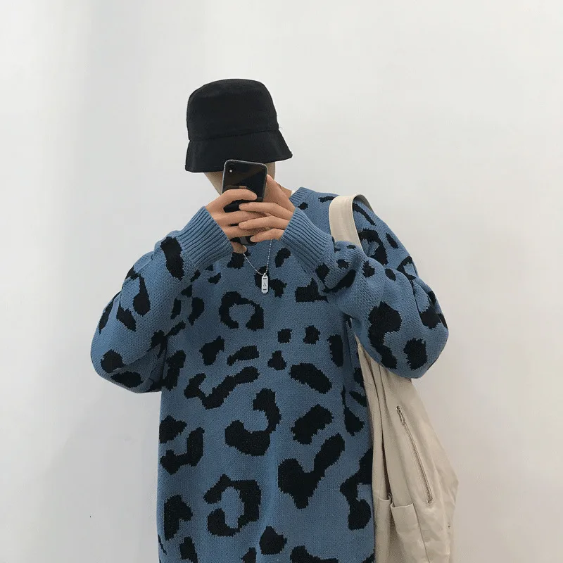 Зимний новый мужской свитер теплый Модный повседневный вязаный пуловер с