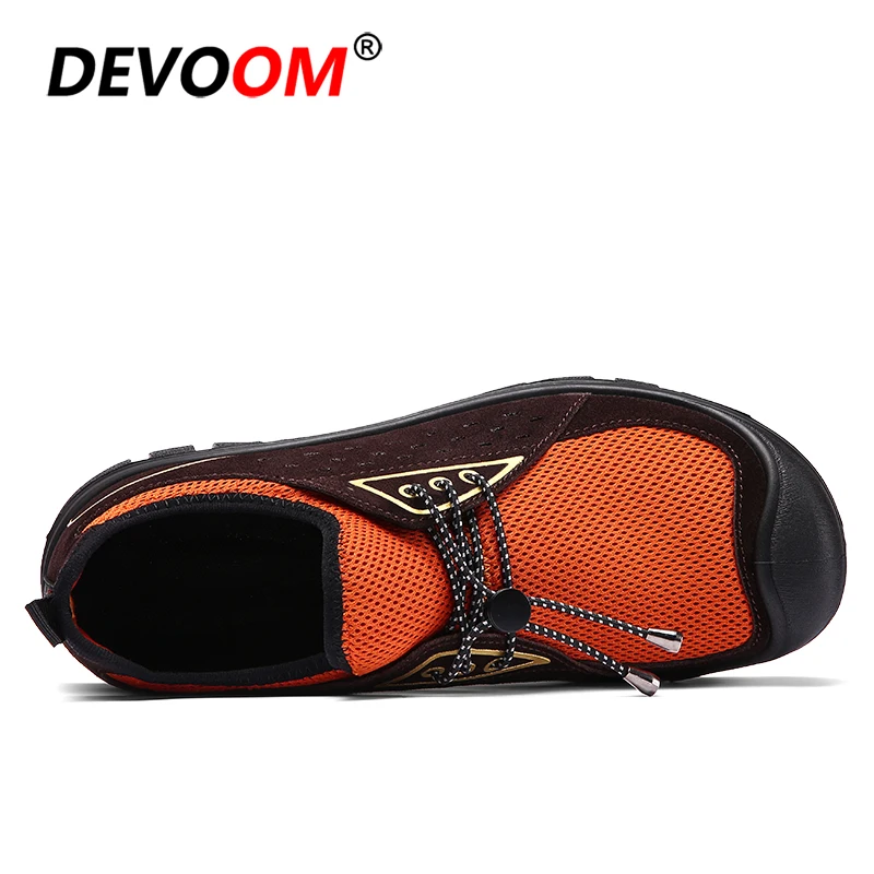 Мужская обувь для походов на открытом воздухе летние дышащие сетчатые кроссовки