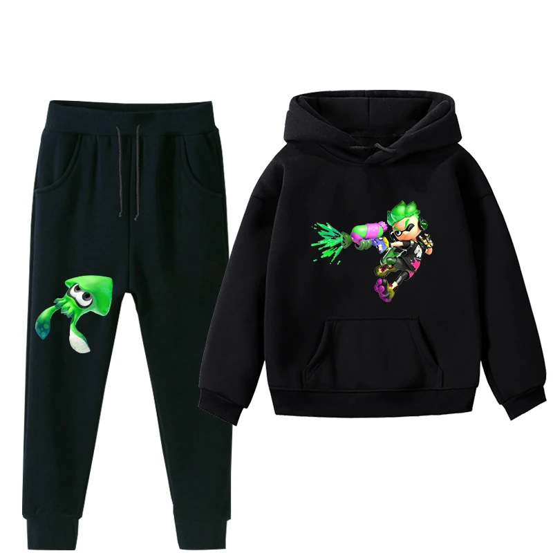 Светящиеся Детские толстовки с капюшоном для мальчиков и девочек комплекты