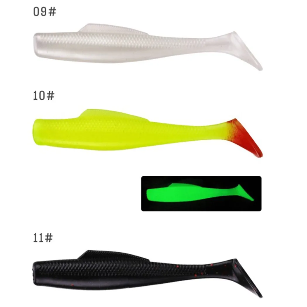 

6pcs TPR Soft Bait 85mm Paddle Tail Swimbait Carp Fishing Lures Artificial Bait For Perch Bass Pike Pesca Iscas Fish Tackle Tool