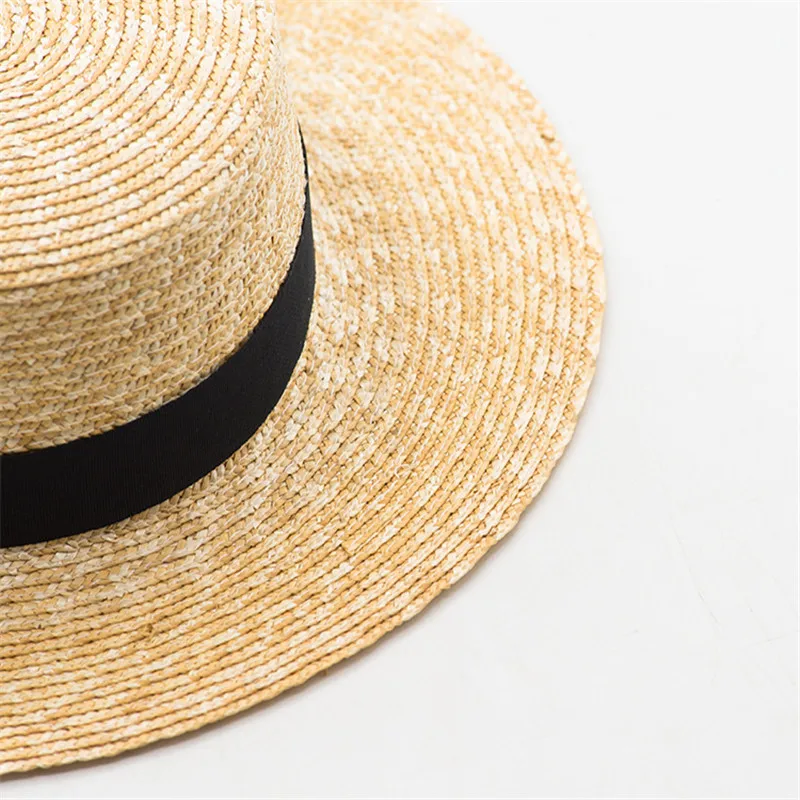 Classic natural Various straw widths summer handmade fine Straw weave fedoras cap men women jazz panama hat brim 5CM 7c 10CM | Аксессуары