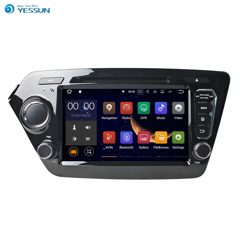 Мультимедийная система Yessun для KIA K2 / RIO 2011 ~ 2012 Android стерео GPS навигация аудио и