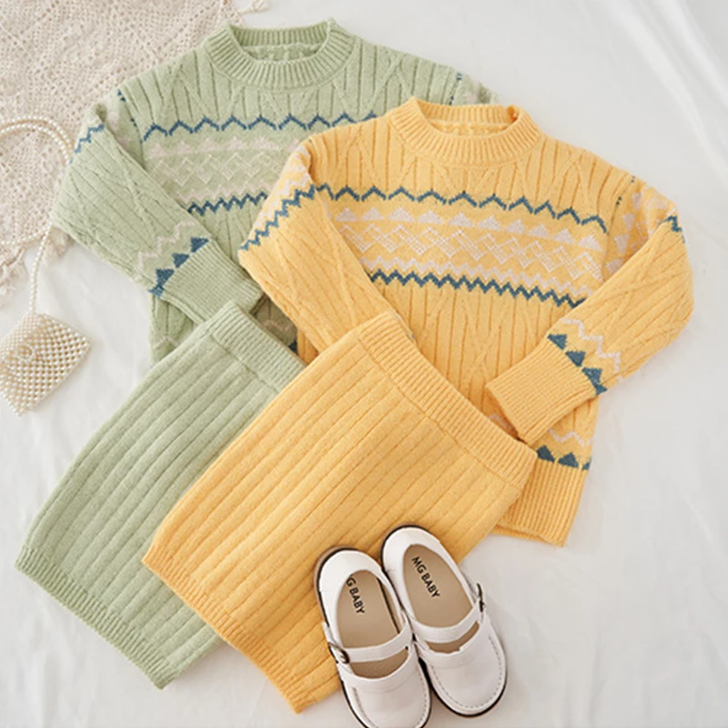 

Skirts Winter Autumn 2020 New Children's Skirts Baby Dress Two-piece Set Soft Kids Comfortable Cute Princess Clothes For Girls