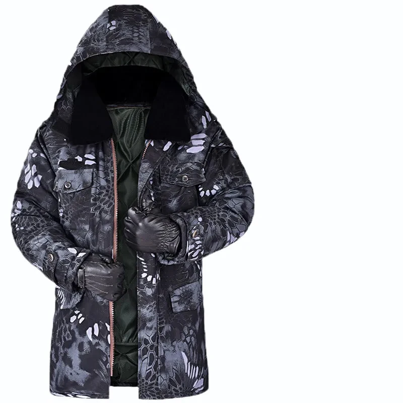 Men's Winter Cotton Coat Double-Layer Thickened Cold Proof And Warm Labor Protection Cotton Jacket Outdoor Work Clothes