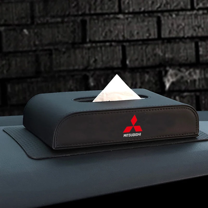 1 шт. коробка Держатель салфеток в машину украшение интерьера для mitsubiшис ASX Lancer