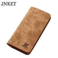 jnket fashion mens long wallet billfold pu leather clutch wallet checkbook wallet credit card wallet card holder
