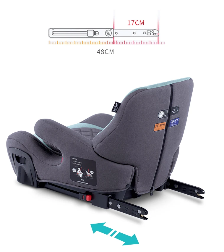 От 3 до 12 лет портативный для малышей автомобильное сиденье ISOFIX интерфейс Booster