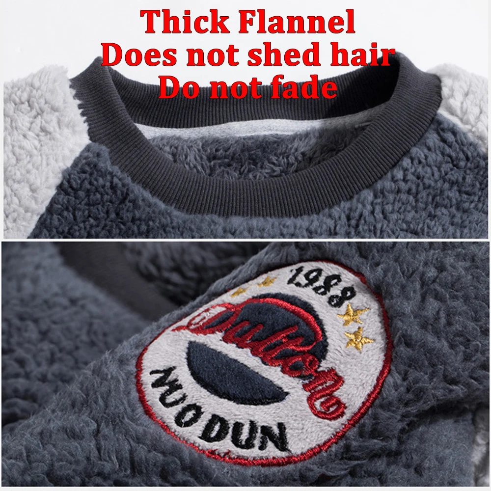 Men Luxury Flannel Pyjamas Sets Winter Super Warm Pijamas Fashion Letter Print Sleepwear Suit Casual Nightwear Plus Size 3XL