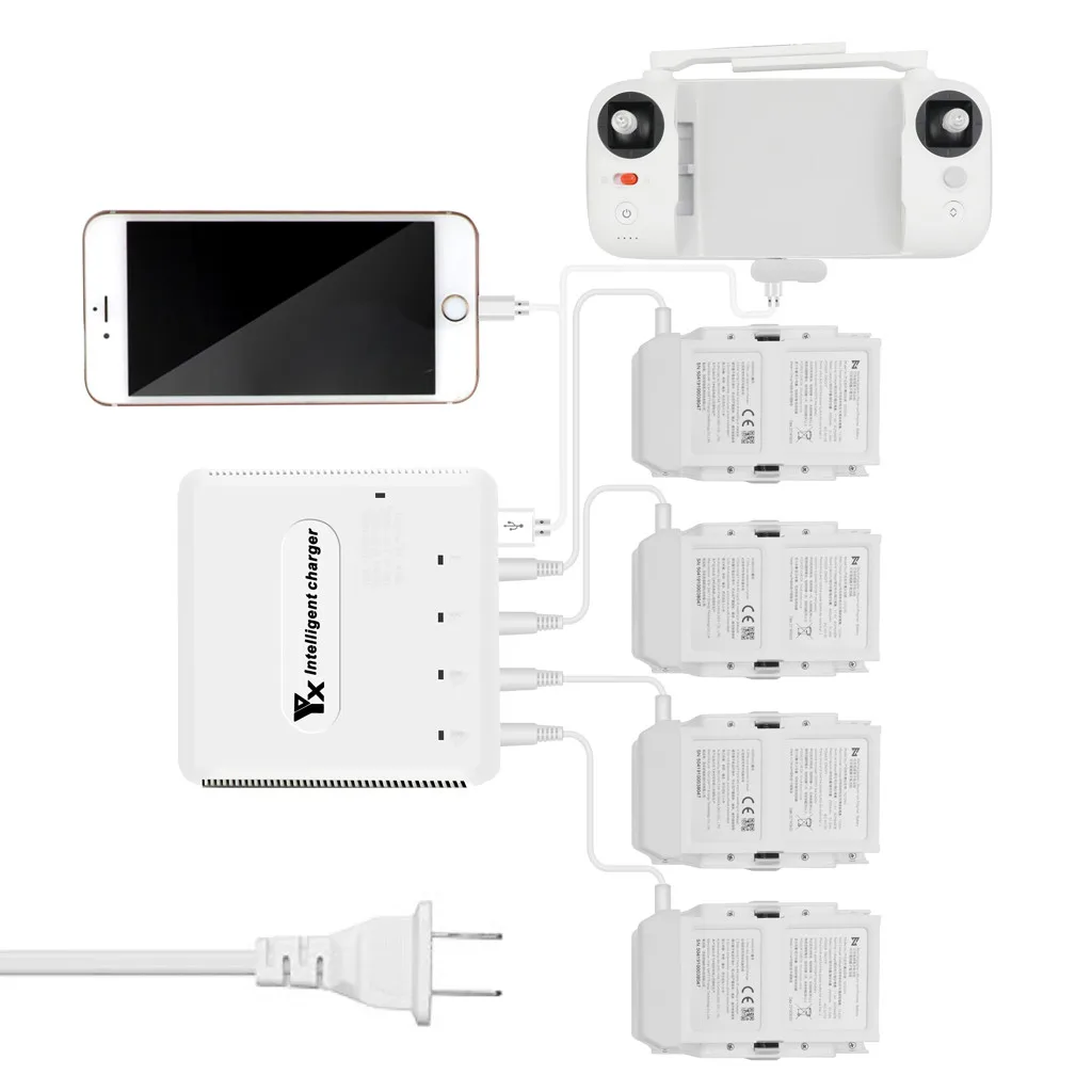 Для Xiaomi FIMI X8 SE мульти зарядное устройство концентратор адаптер Квадрокоптер