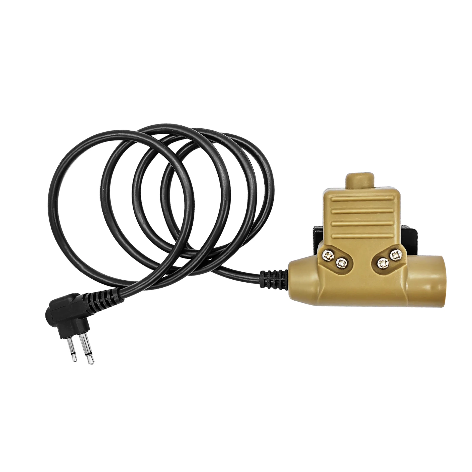 

U94 PTT Radio Adapter Connecter Push to Talk for Kenwood 2 Pin (Color of Skin)