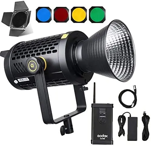 

Godox UL150, 150W 5600K Daylight Balanced Silent Led Video Light, 58000LUX1M, CRI96 TLCI97, 6 Groups 16 Channels, Remote Control