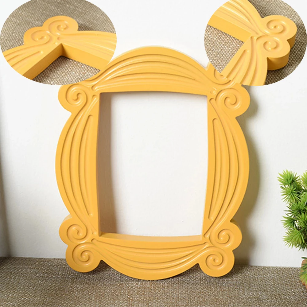 Hot-selling Monica Door Frame TV Series Friends Handmade Wooden Yellow Photo Frame Collector Decoration Collection Cosplay Gift