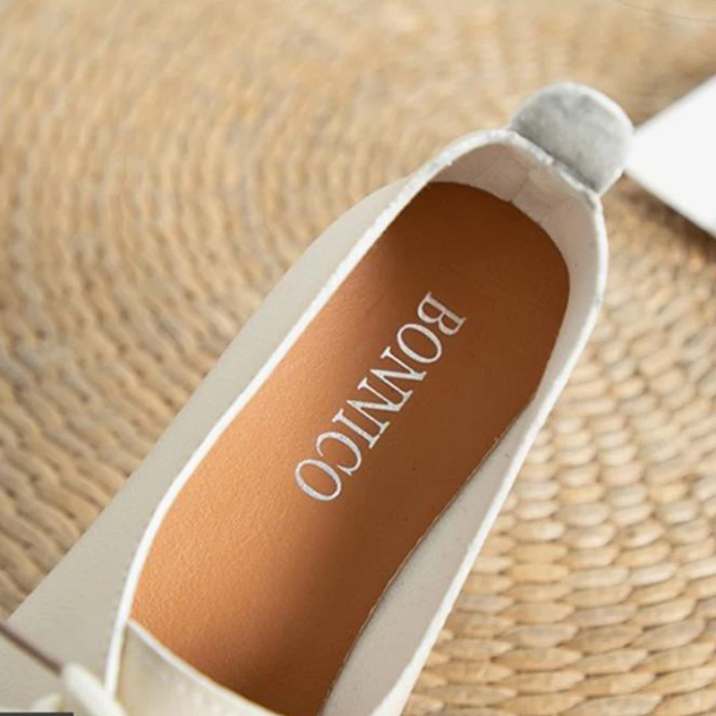 FITWEE Size 35-40 Women Flat Shoes Point Toe Cross Strap Spring Summer Leisure Low Heels Female Footwear | Обувь