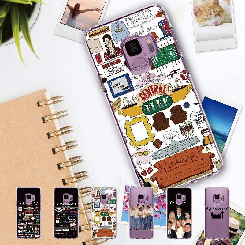 Забавный центральный чехол с надписью Friends TV Show для Samsung Galaxy A41 Note 9 10 A7 A8 S8 S9 S10 S20 Plus