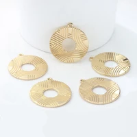 zinc alloy pendant hollow round coin charms pendant 6pcslot 30mm for diy jewelry earring making accessories
