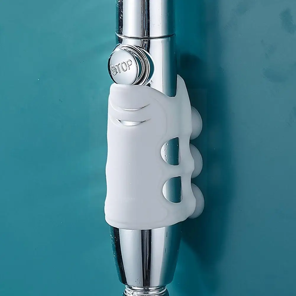 

Silicone Suction Cup Shower Holder Shower Bracket Accessories Stand Slides Mobile Rack Bathing Durable For Bathroom Wa D0a4