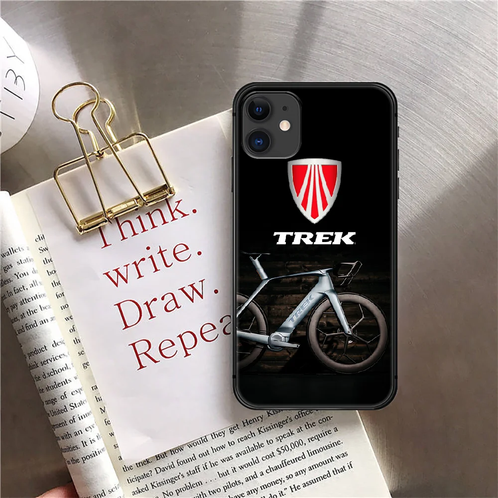 

Bicycle Trek Phone Case Cover For Iphone 6 7 8 11 12 5S 6S X Xr XS Se Plus Pro Max Mini 2020 Black Black Phone case Waterproof